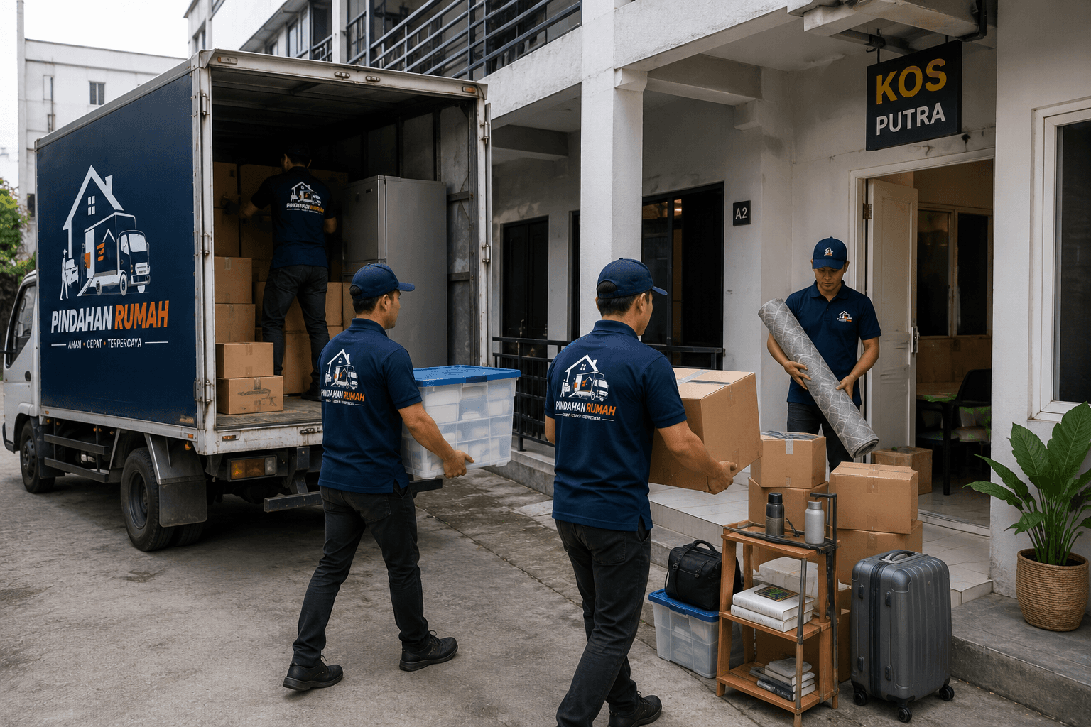 Kamar kos yang rapi