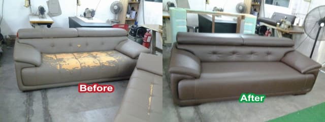 Pembersihan sofa profesional - gambar 2